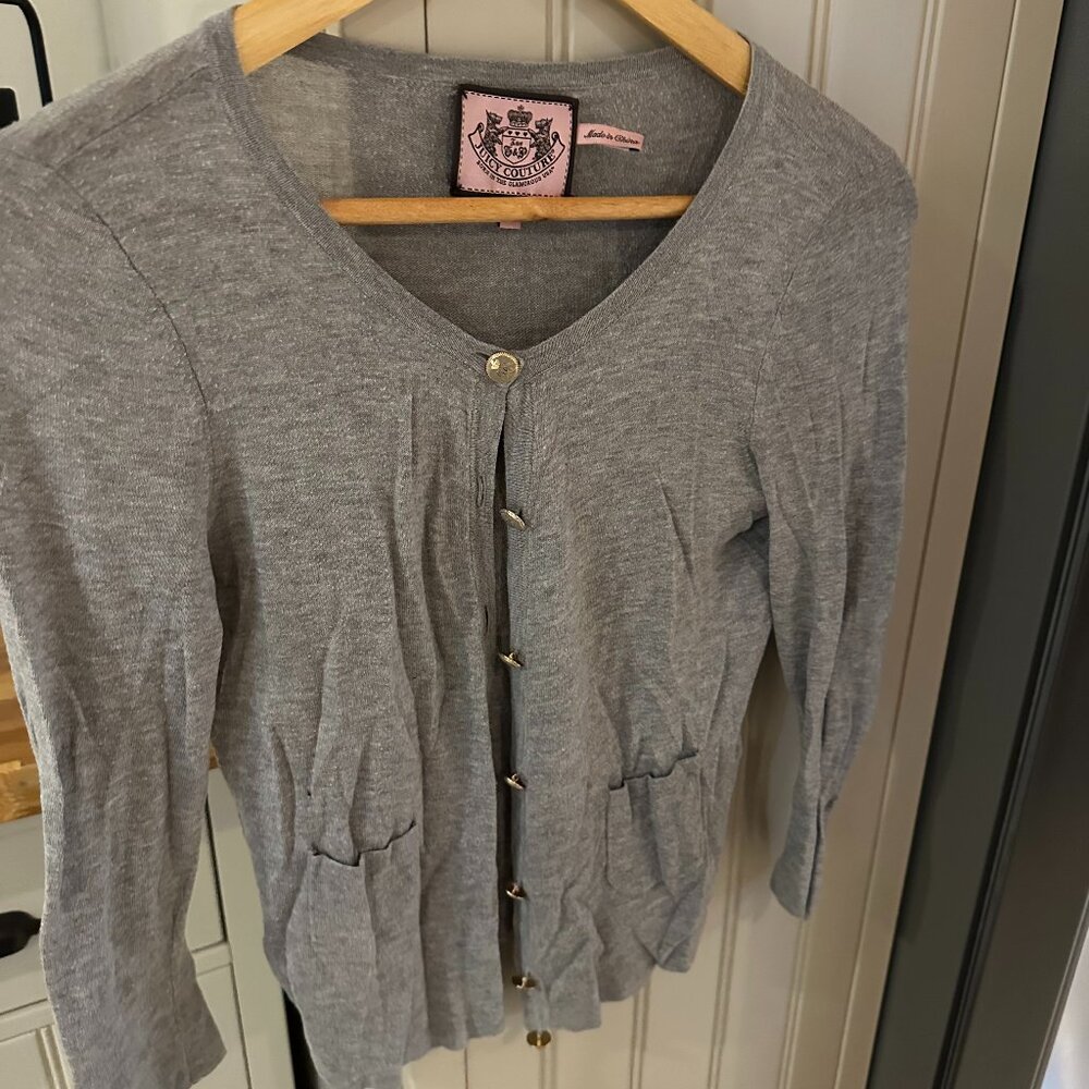 Grey Juicy Couture Cardigan